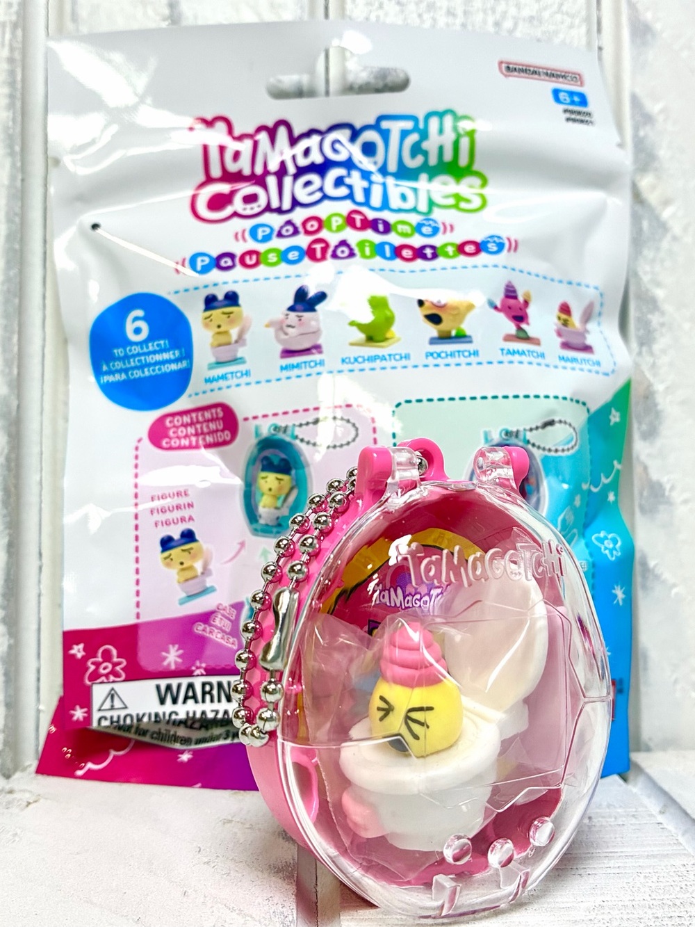 Tamagotchi Collectibles Pooptime Pausetoilettes Blind Bag Marutchi Keychain